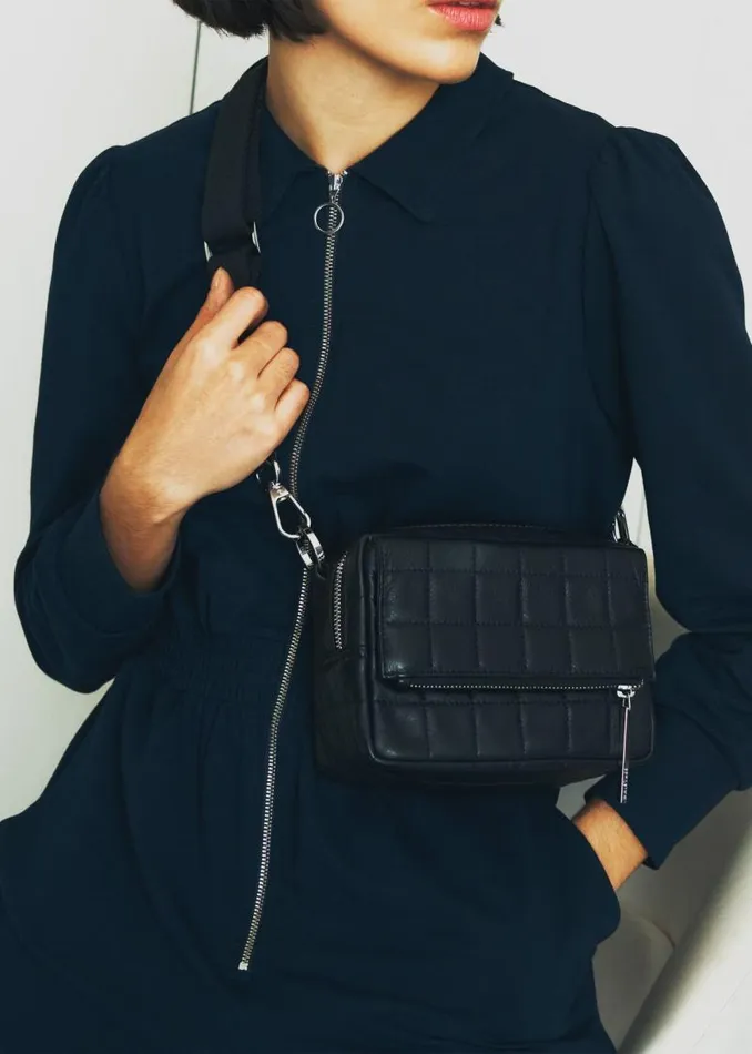 Whistles Bibi Bags Black Quilted Bibi Crossbody Bag 8211 Women