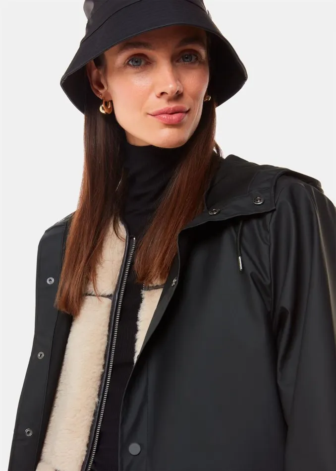 Whistles Coats and Jackets Black Rains Jacket 8211 Women