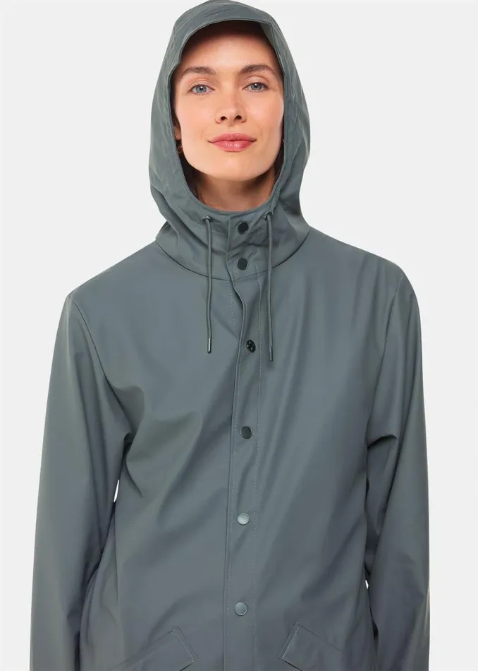 Whistles Coats and Jackets Dark Grey Rains Long Jacket 8211 Women