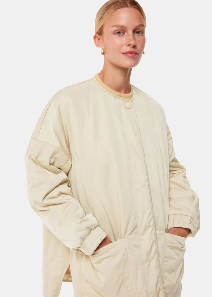 Whistles Coats and Jackets Neutral Esther Quilted Coat 8211 Women