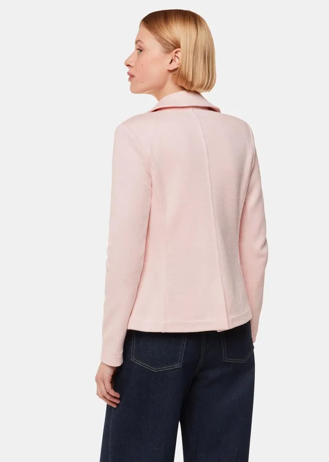 Whistles Coats and Jackets Pink Slim Fit Jersey Jacket 8211 Women