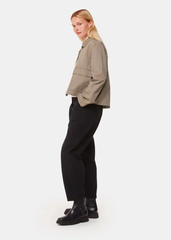 Whistles Coats and Jackets Taupe Marie Casual Jacket 8211 Women