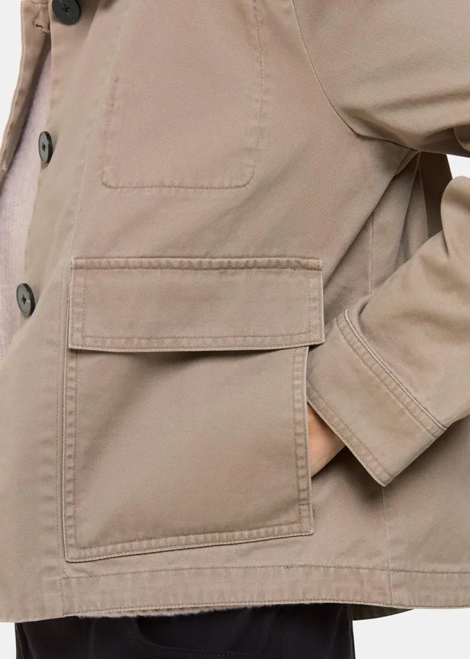 Whistles Coats and Jackets Taupe Marie Casual Jacket 8211 Women
