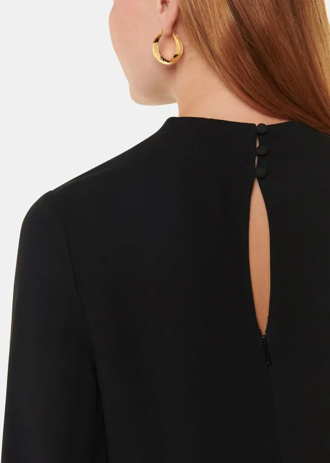 Whistles Dresses Black Cleo Shift Dress 8211 Women