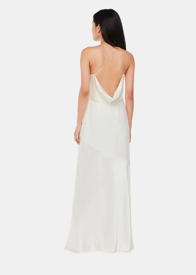 Whistles Dresses Ivory Eileen Silk Wedding Dress 8211 Women