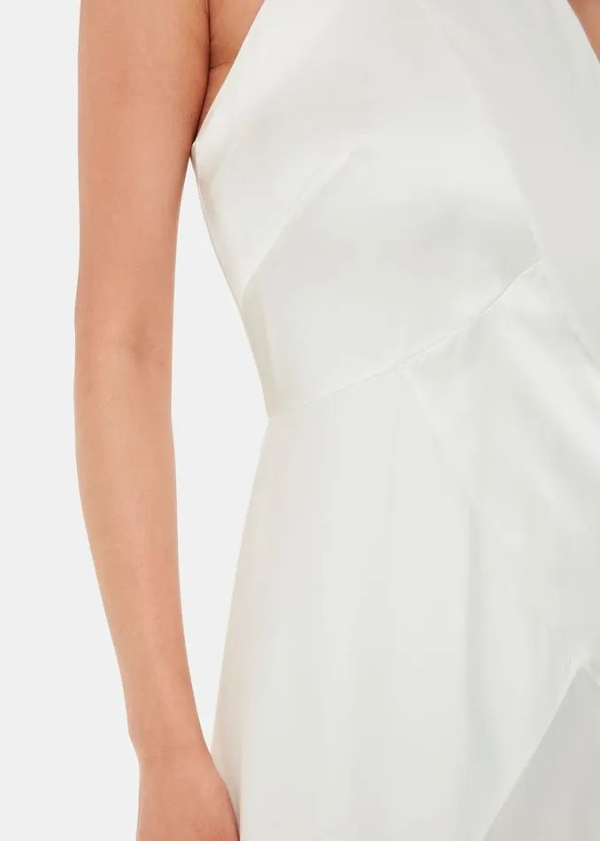 Whistles Dresses Ivory Eileen Silk Wedding Dress 8211 Women