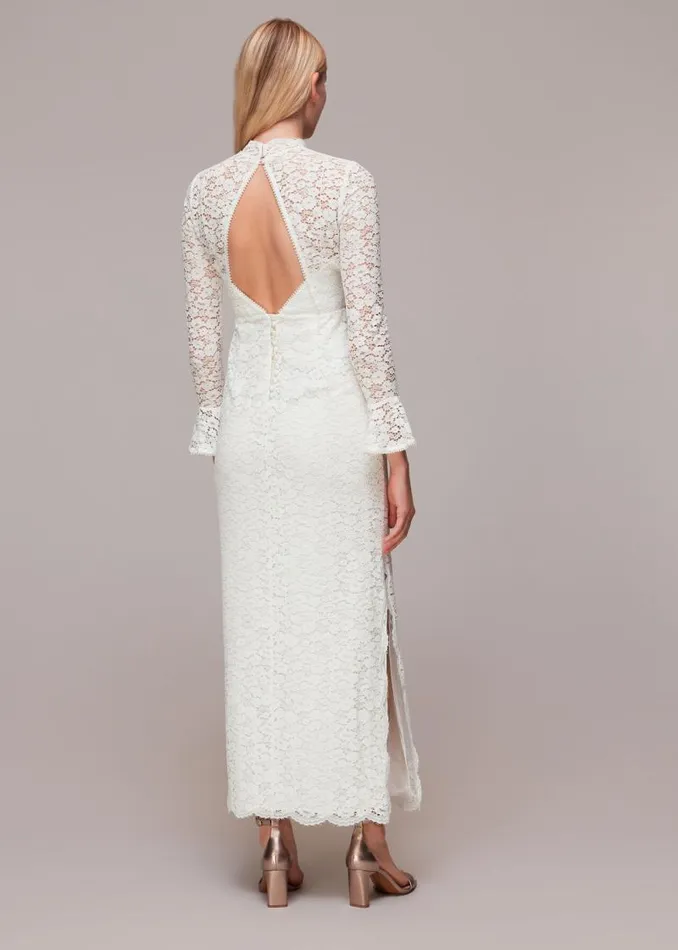 Whistles Dresses Ivory Frances Lace Wedding Dress 8211 Women