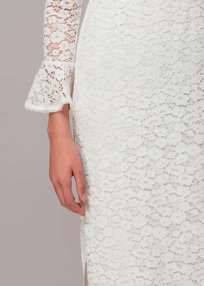 Whistles Dresses Ivory Frances Lace Wedding Dress 8211 Women