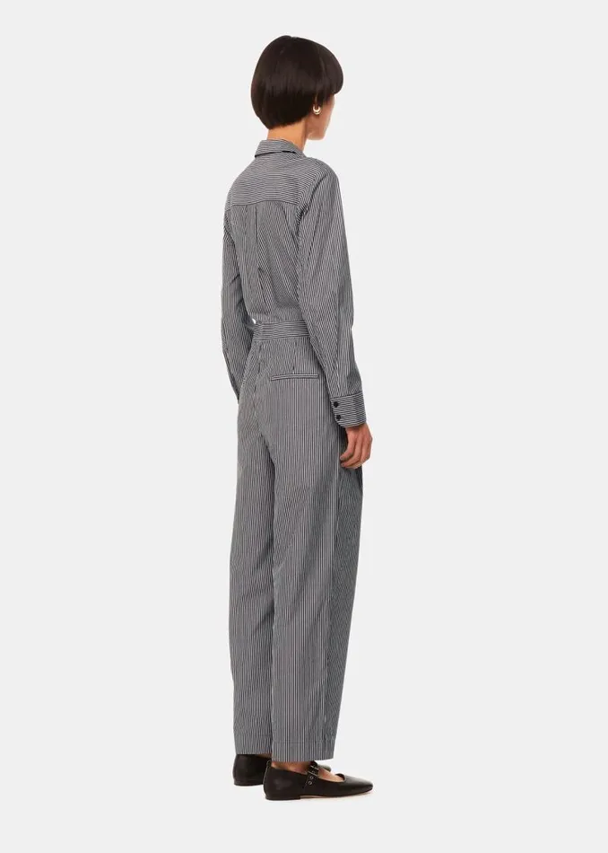 Whistles Jumpsuits Black Julia Stripe Boilersuit 8211 Women