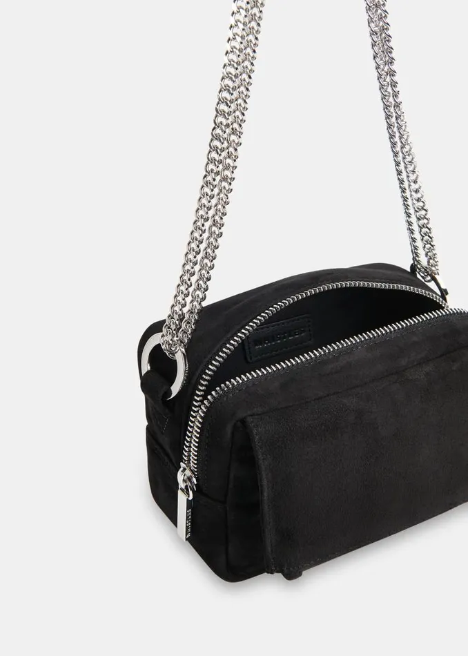 Whistles Leather Black Bibi Suede Mini Bag 8211 Women
