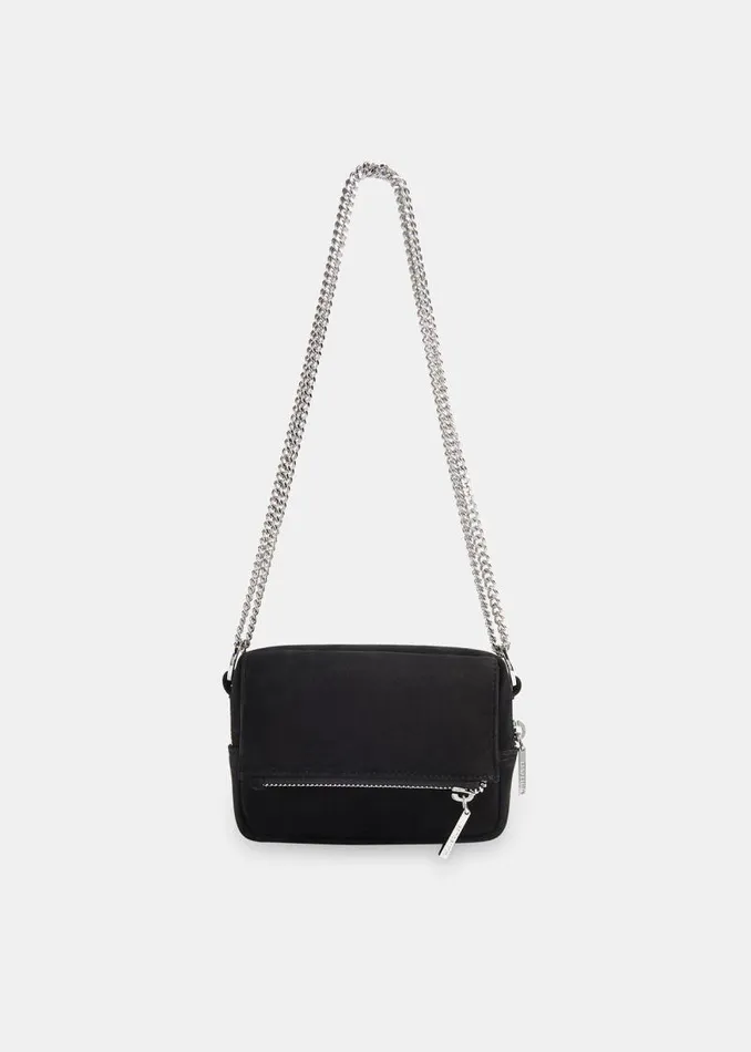 Whistles Leather Black Bibi Suede Mini Bag 8211 Women