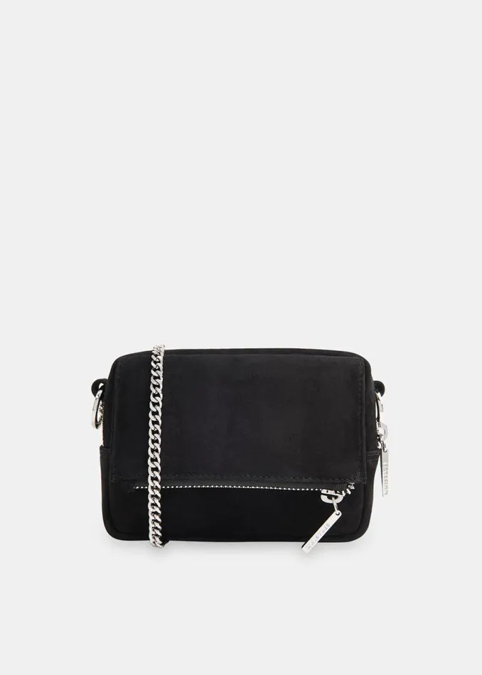 Whistles Leather Black Bibi Suede Mini Bag 8211 Women
