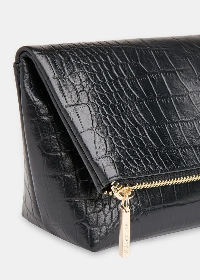 Whistles Leather Black Cecilia Make Up Bag 8211 Women