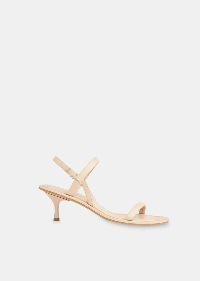 Whistles Leather Neutral Enslee Heeled Sandal 8211 Women
