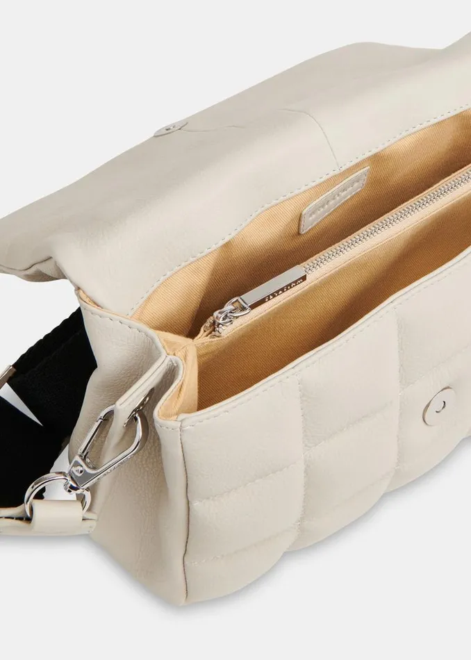 Whistles Leather Stone Ellis Quilted Crossbody Bag 8211 Women