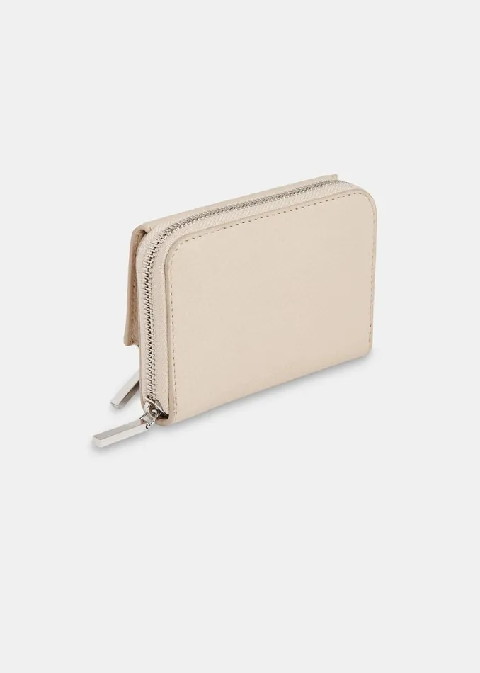 Whistles Leather Taupe Bibi Zip Purse 8211 Women