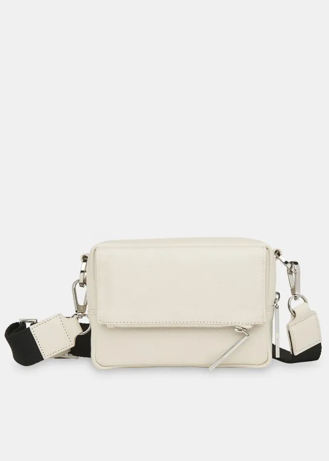 Whistles Leather White Bibi Crossbody Bag 8211 Women