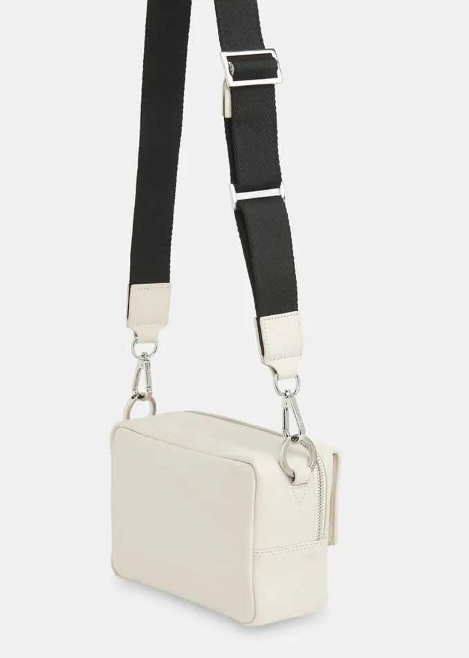 Whistles Leather White Bibi Crossbody Bag 8211 Women