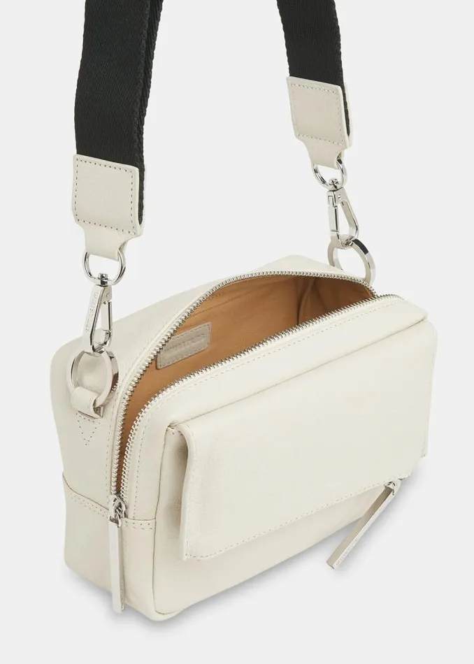 Whistles Leather White Bibi Crossbody Bag 8211 Women