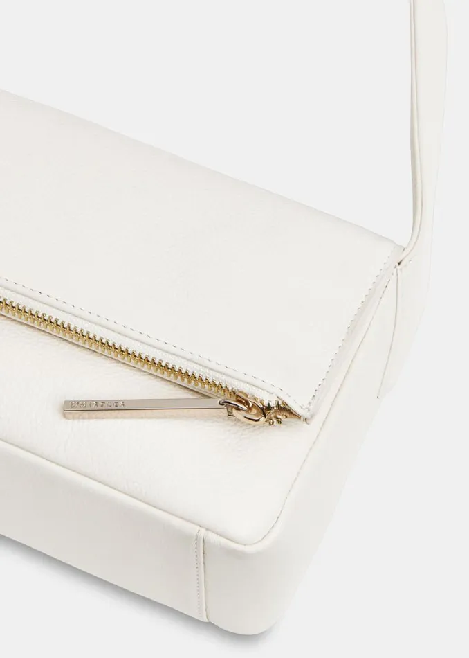 Whistles Leather White Bibi Shoulder Bag 8211 Women