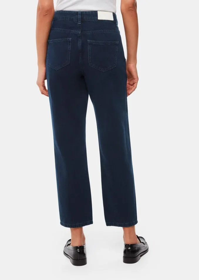 Whistles Pants Dark Denim Authentic Hollie Button Jean 8211 Women