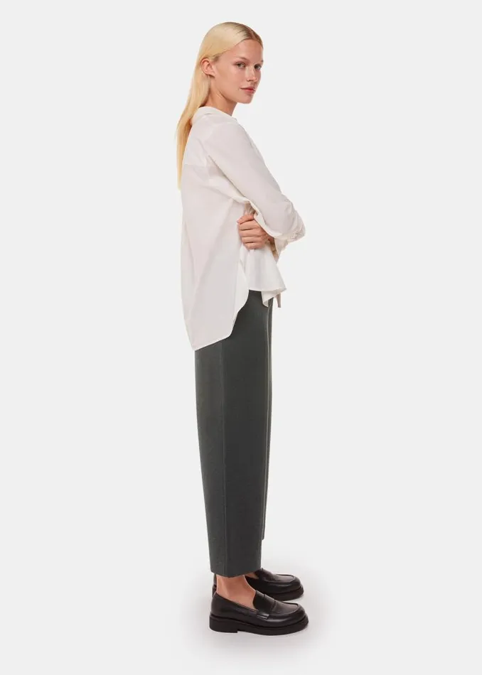 Whistles Pants Grey Marl Camilla Wide Leg Pants 8211 Women