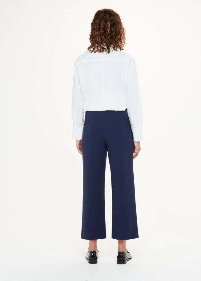 Whistles Pants Navy Camilla Wide Leg Pants 8211 Women
