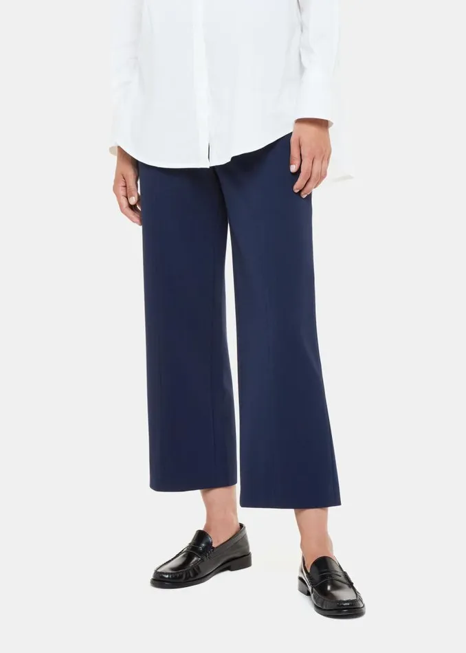 Whistles Pants Navy Camilla Wide Leg Pants 8211 Women