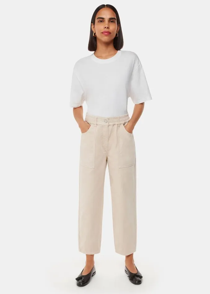Whistles Pants Neutral Tessa Casual Pants 8211 Women
