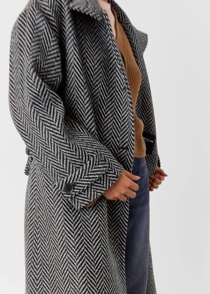 Whistles Petite Coats and Jackets Multicolour Petite Cosette Funnel Neck Coat 8211 Women