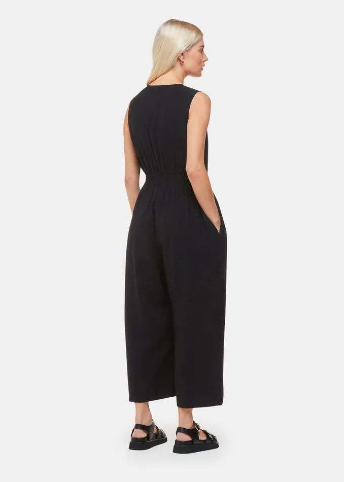Whistles Petite Dresses and Jumpsuits Black Petite Remmie Jumpsuit 8211 Women
