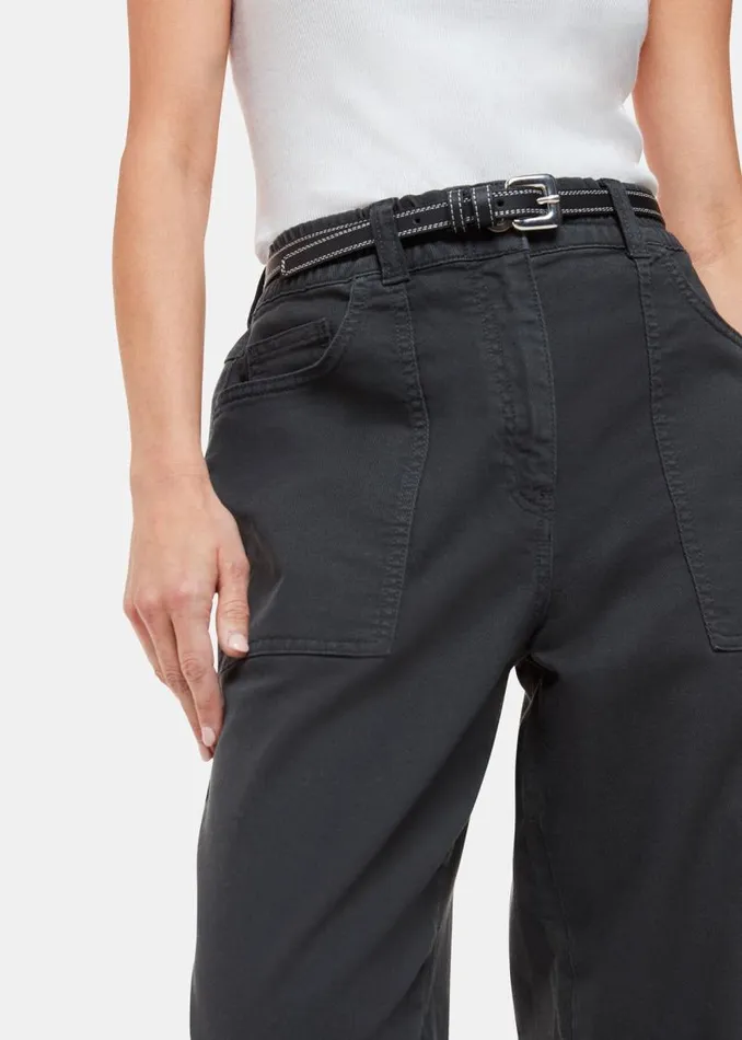 Whistles Petite Pants and Jeans Black Petite Tessa Casual Pants 8211 Women
