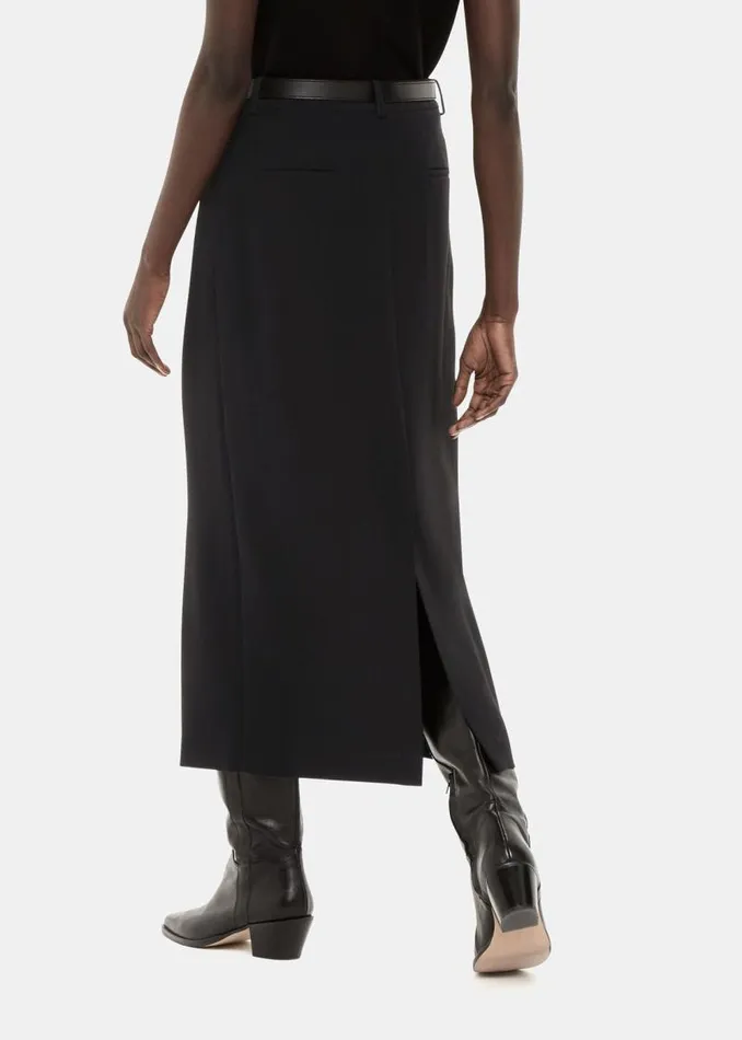 Whistles Skirts Black Abigail Tailored Midi Skirt 8211 Women