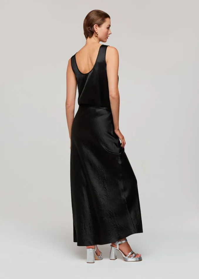Whistles Skirts Black Ella Bias Cut Skirt 8211 Women