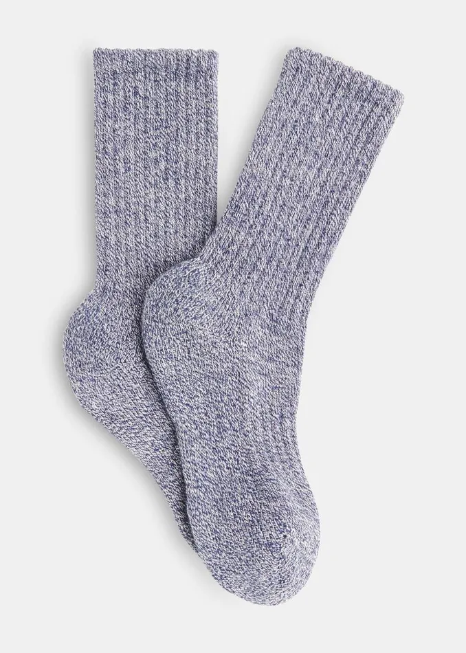 Whistles Socks and Pantyhose Navy Chunky Marl Socks 8211 Women