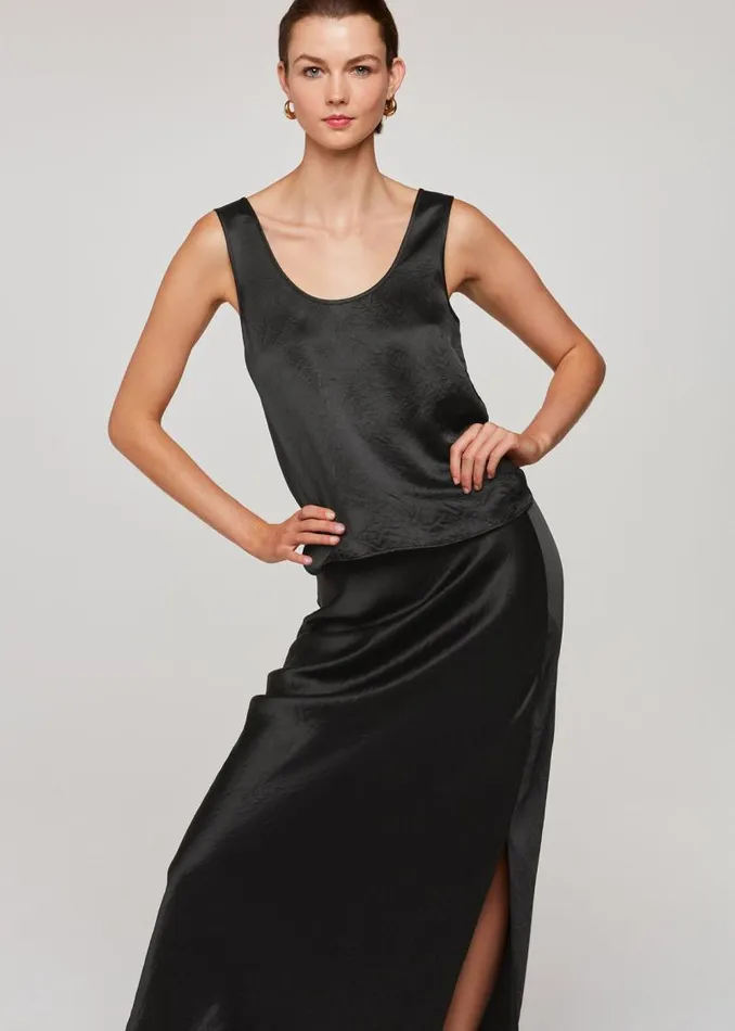 Whistles Tops Black Ella Cami Top 8211 Women