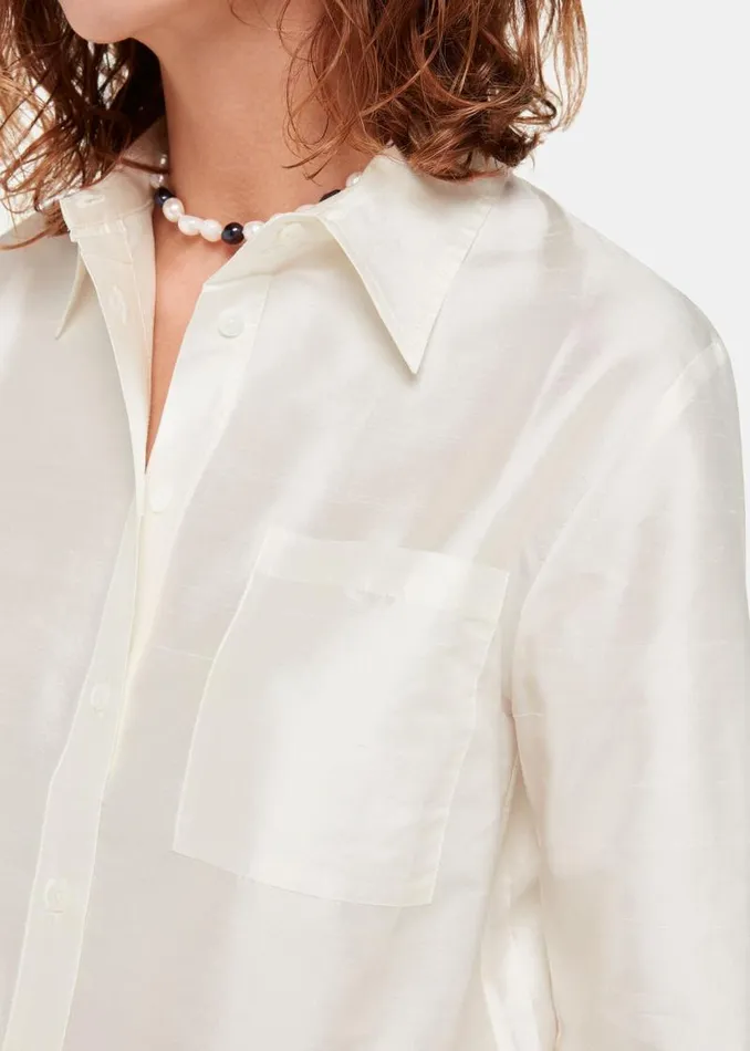 Whistles Tops Ivory Hai Floris Shirt 8211 Women