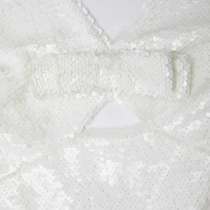 White Sequin Mini Dress Women Self Portrait Dresses White Sequin Mini Dress Women Self Portrait Dresses