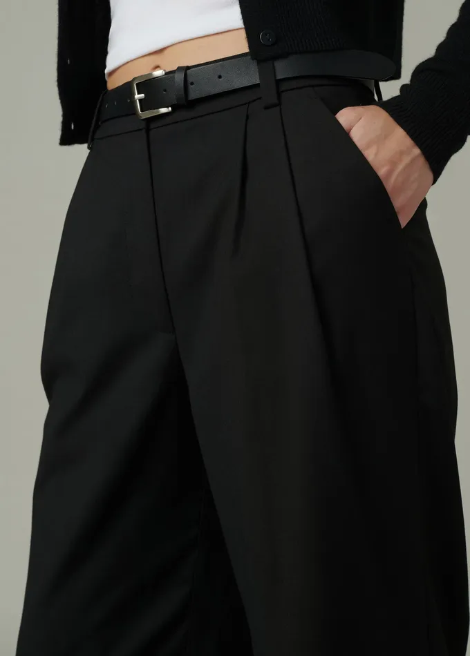 Wide Leg Joe8217s Jeans Women THE BRODY TROUSER Black