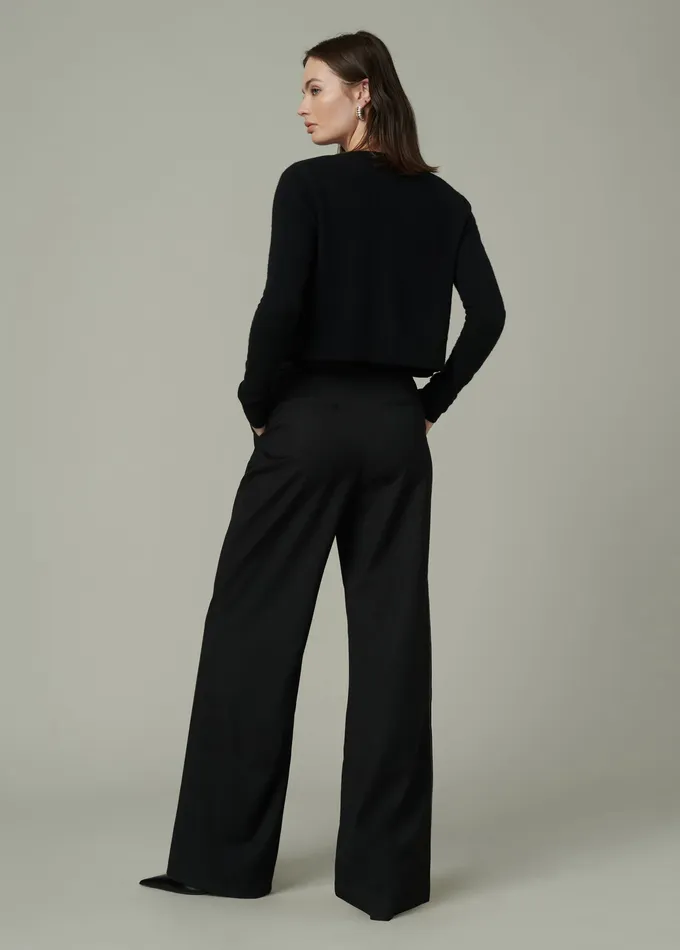 Wide Leg Joe8217s Jeans Women THE BRODY TROUSER Black