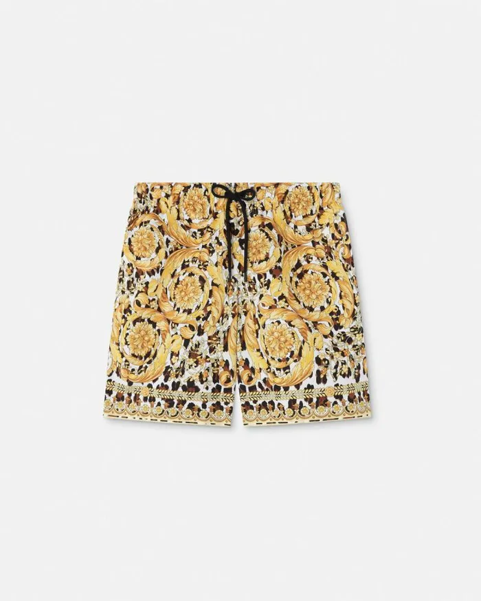 Wild Barocco Boardshorts Print Men Versace Swimwear