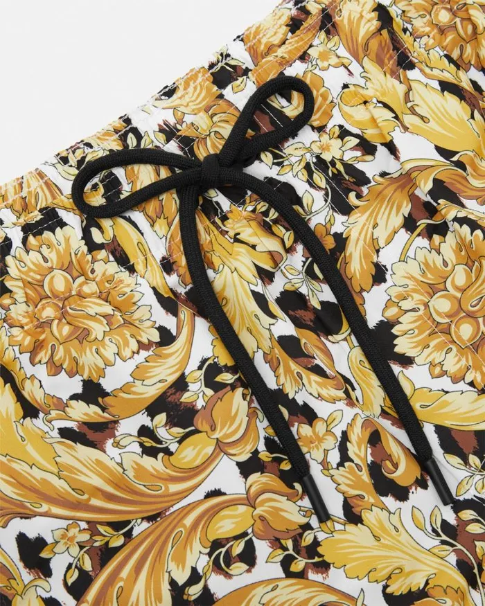 Wild Barocco Boardshorts Print Men Versace Swimwear