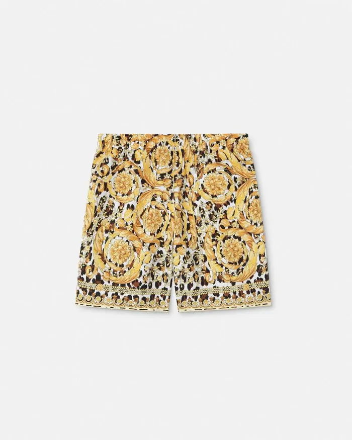 Wild Barocco Boardshorts Print Men Versace Swimwear