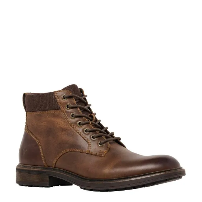 Windsor Smith Boots Men BEAU DARK BROWN LEATHER BOOTS