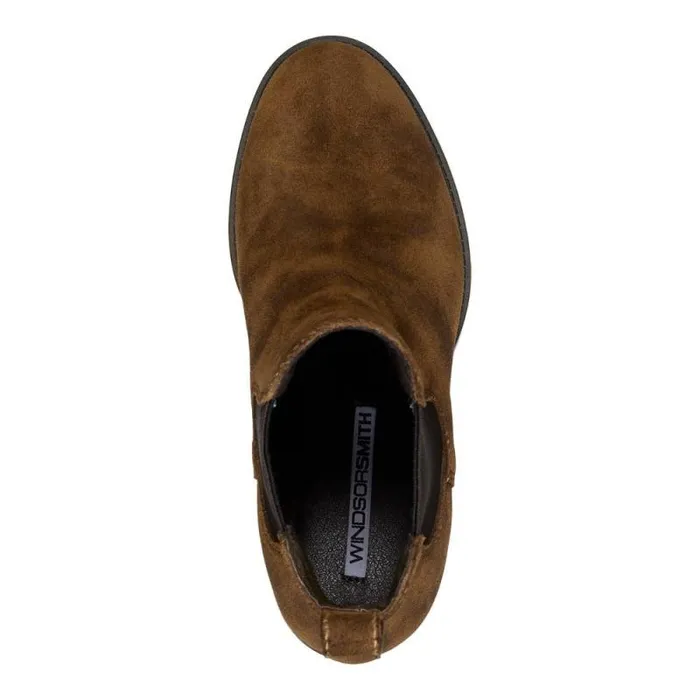 Windsor Smith Boots Women VARSITY TAN SUEDE BOOTS Windsor Smith Boots Women VARSITY TAN SUEDE BOOTS