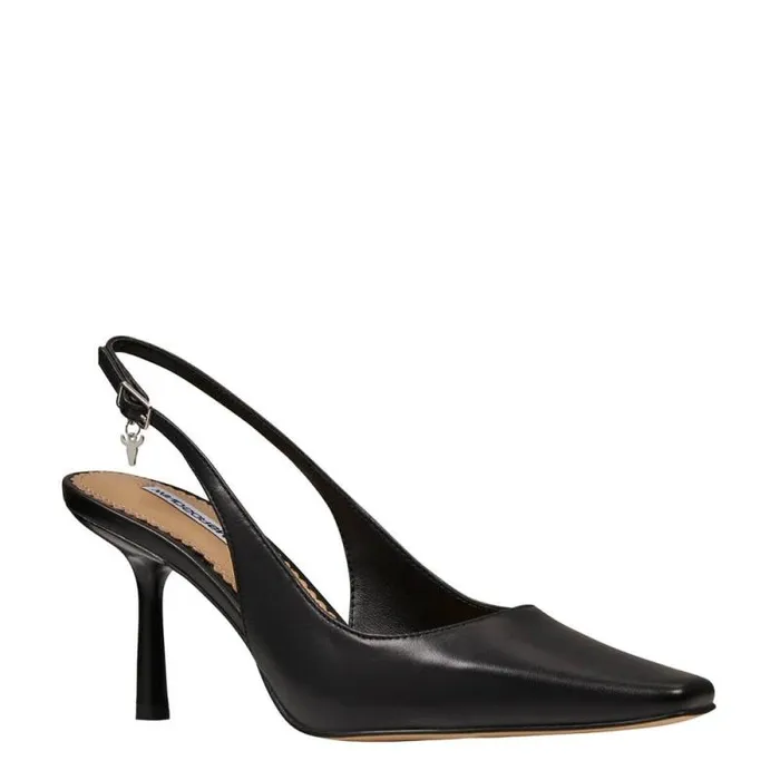 Windsor Smith Heels Women PASTIME BLACK LEATHER HEELS