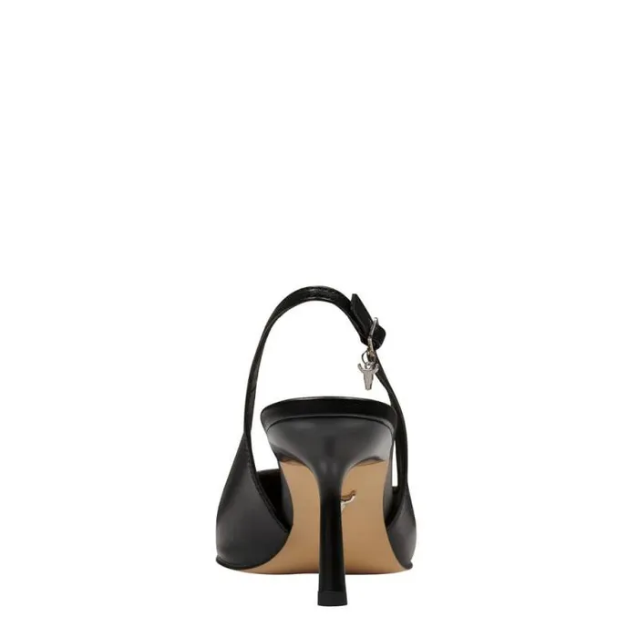 Windsor Smith Heels Women PASTIME BLACK LEATHER HEELS