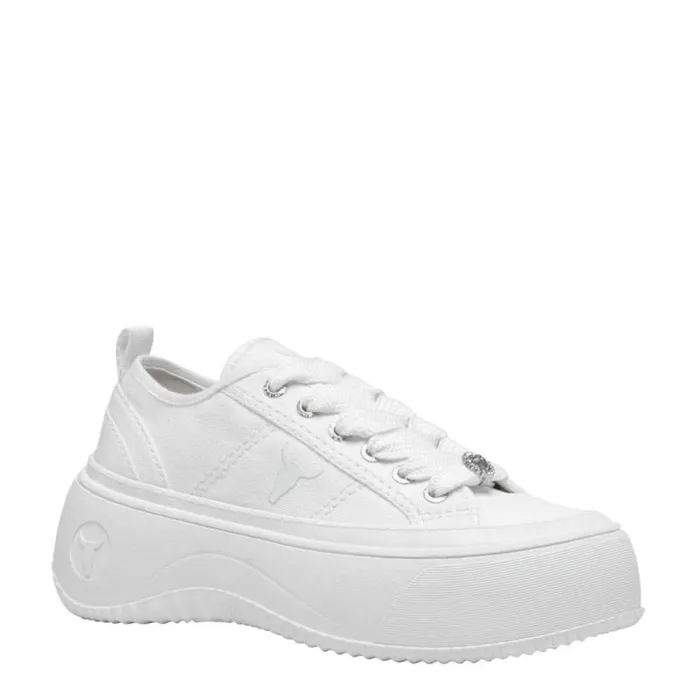 Windsor Smith Platform Sneakers Women INTENTIONS CANVAS WHITE SNEAKERS Windsor Smith Platform Sneakers Women INTENTIONS CANVAS WHITE SNEAKERS