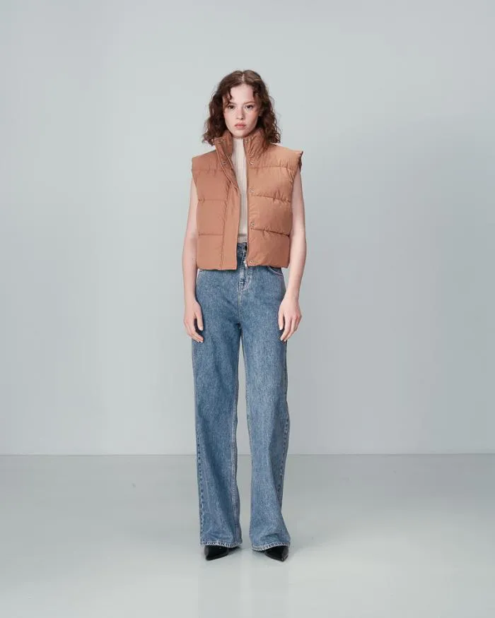 WINTER JACKET CAMEL NYLON Shop Grace and Mila Puffer Jackets