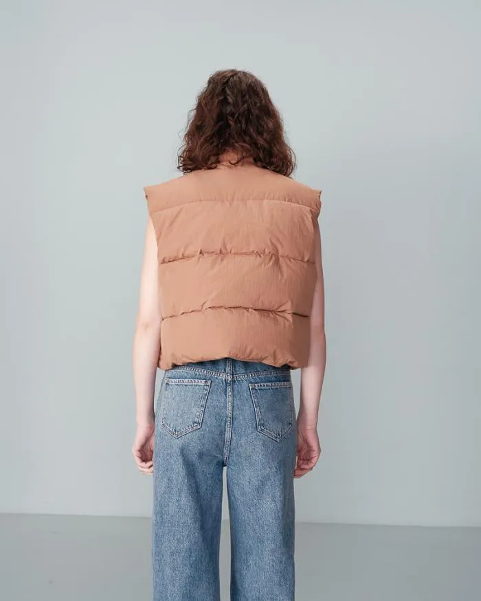 WINTER JACKET CAMEL NYLON Shop Grace and Mila Puffer Jackets